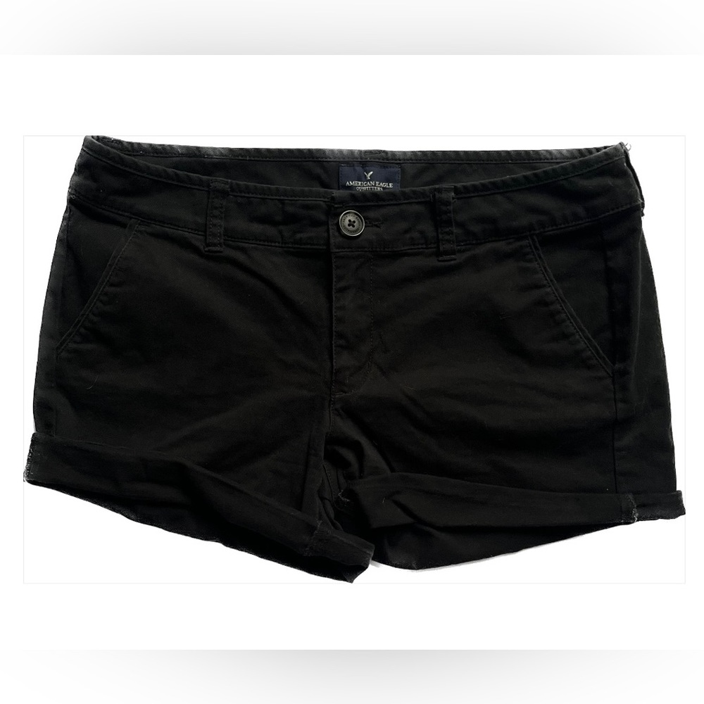 American Eagle Midi Cuffed Shorts